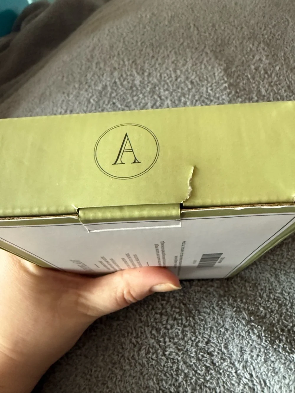 NIB Archipelago Natural Beige Marble Soap Dish